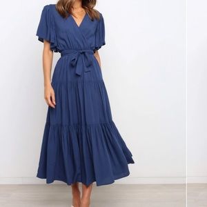Petal & Pup Barker Dress in Navy